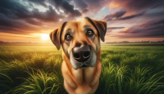 a loyal companion dog