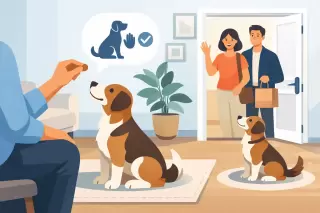 How to Train a Dog for Visitors at Home