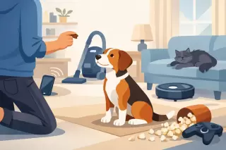 How to Train Dog Around Household Distractions